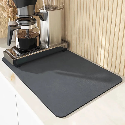Absorbent kitchen mat | Large Super Absorbent™ Anti-Scald Coffee Dish